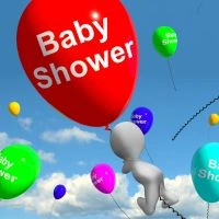 Baby Shower Balloon Decor